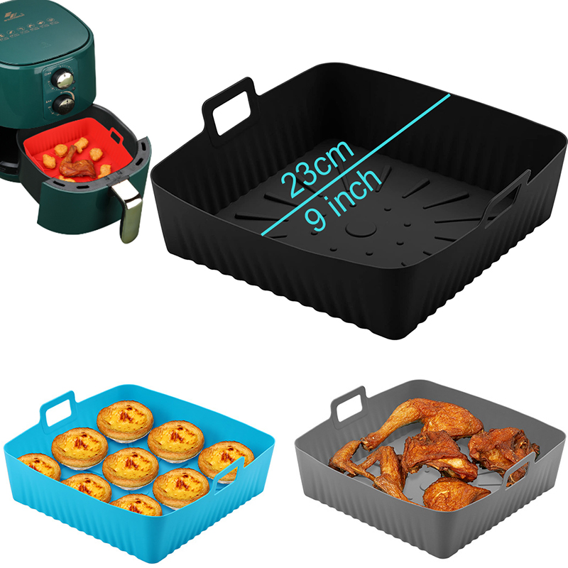 Air Fryer Silicone Pot Liner - Grand panier en Silicone pour friteuse