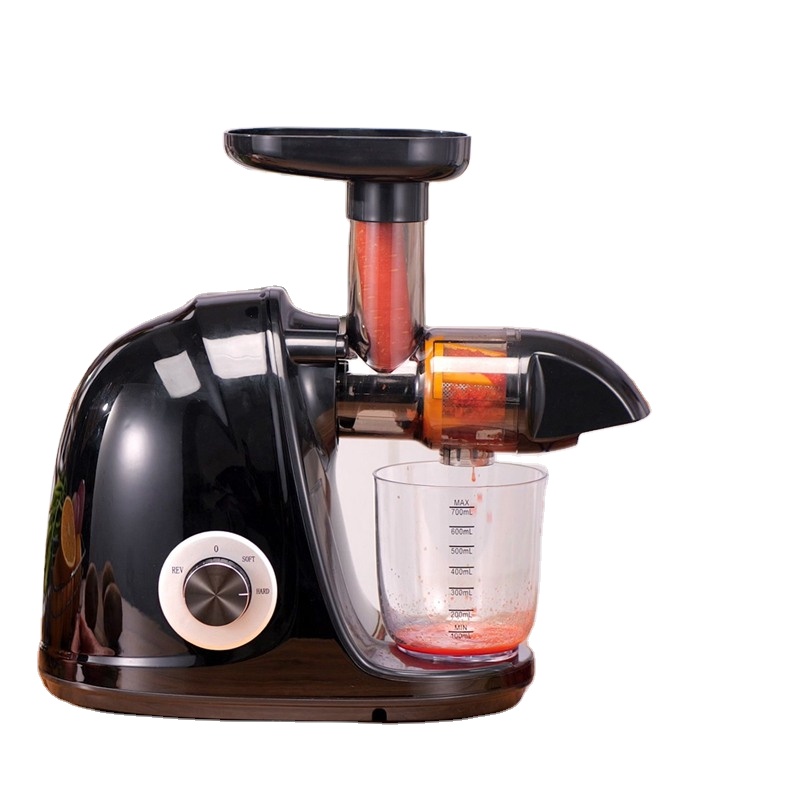 Electric Slow Juicer Cold Press - Extracteur de jus horizontal à pression