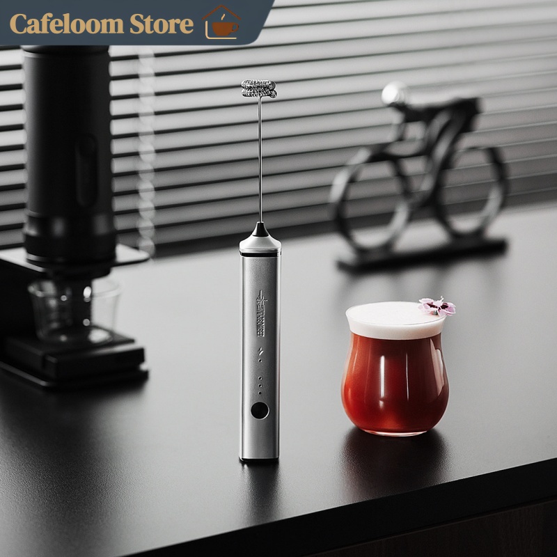 Electric Milk Frother Handheld - MHW-3BOMBER Mousseur à lait électrique, batteur