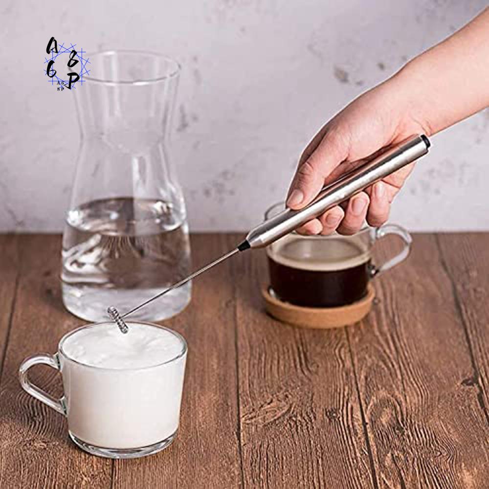 Electric Milk Frother Handheld - Mousseur à lait électrique A68P -