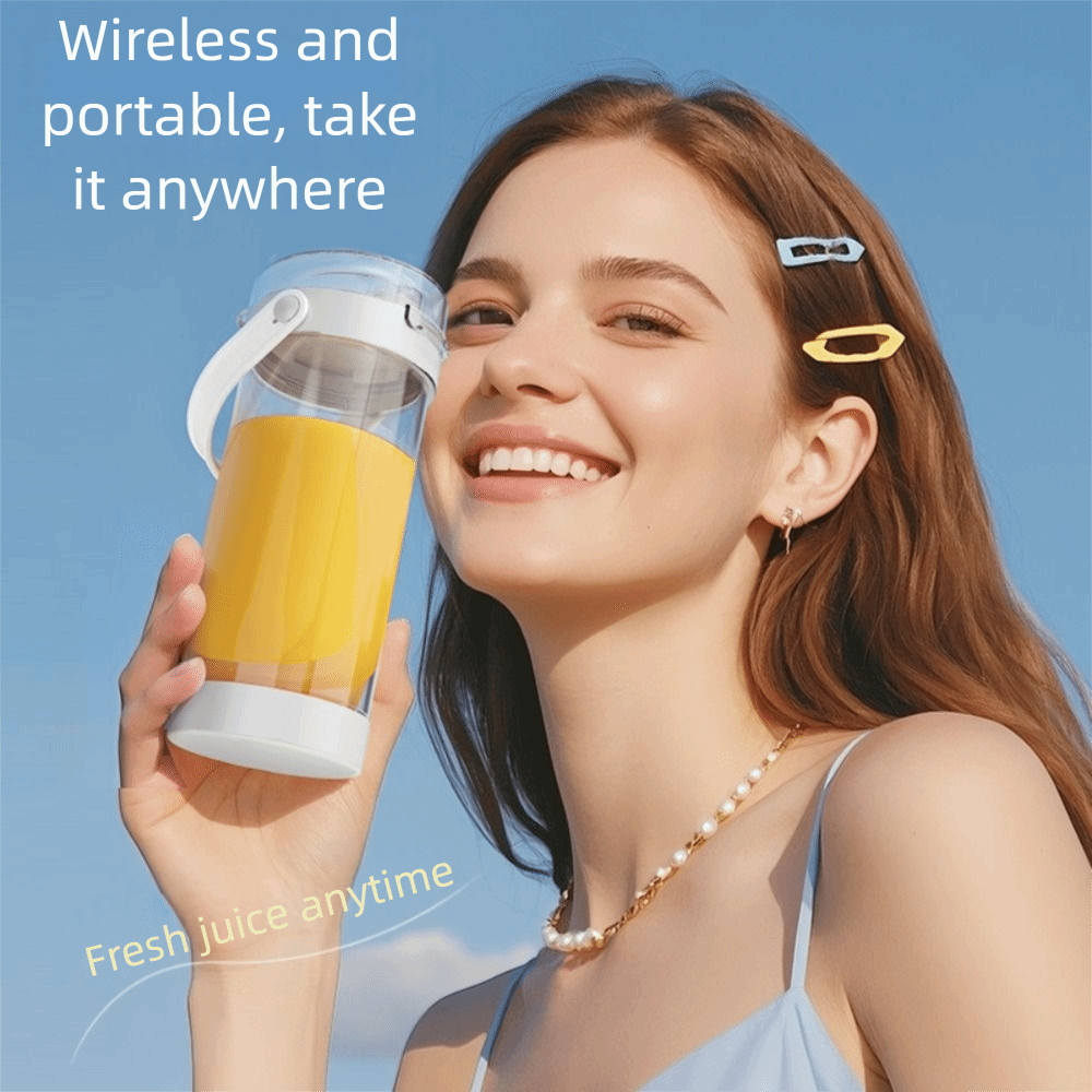 Portable Blender Usb Rechargeable - Mélangeur de fruits frais Portable, capacité