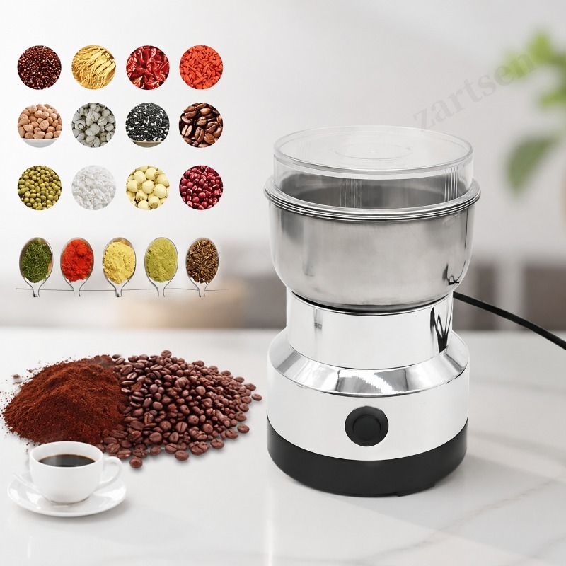 Coffee Bean Grinder Electric - Moulin à grains multifonctionnel 4 lames