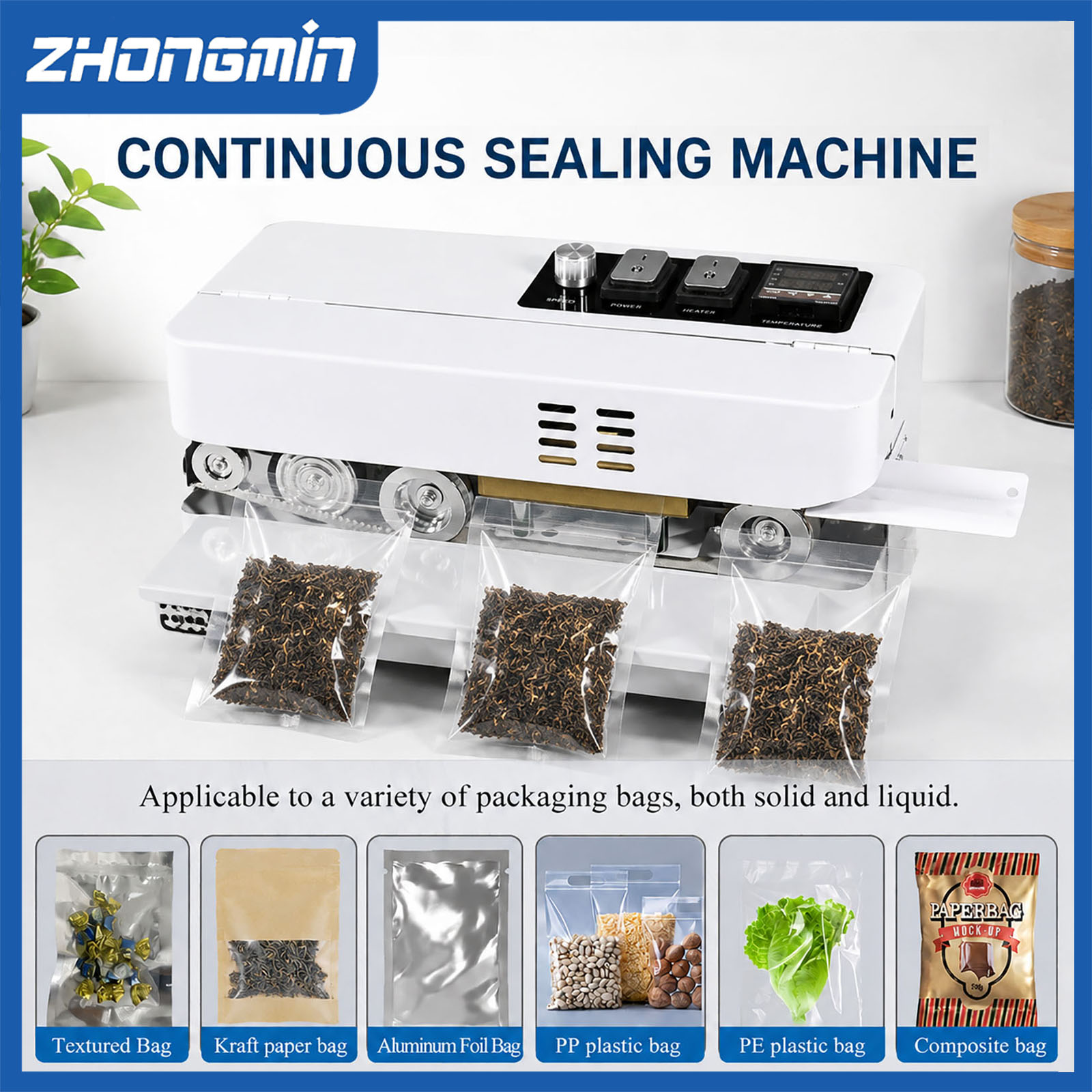 Food Vacuum Sealer Machine - Machine d'emballage sous vide ZHONGMIN pour