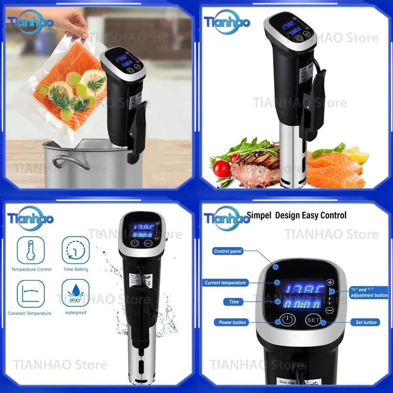 Digital Sous Vide Precision Cooker - Cuisinière sous vide de précision étanche