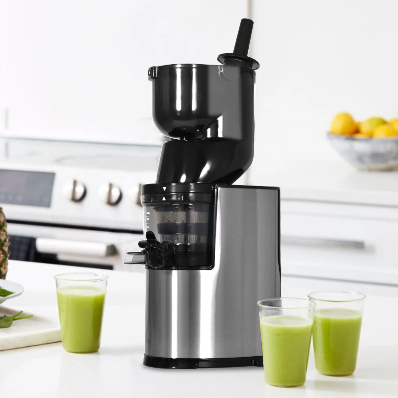 Electric Slow Juicer Cold Press - Extracteur de jus automatique, presse-agrumes à