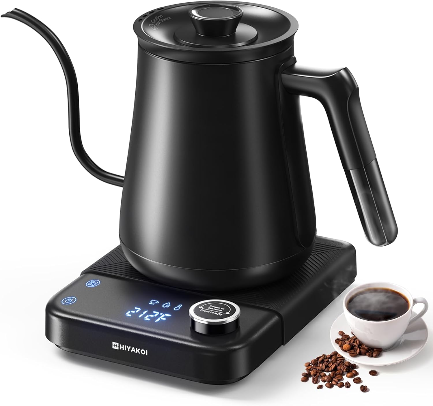 Electric Kettle Temperature Control - Bouilloire électrique à col de cygne