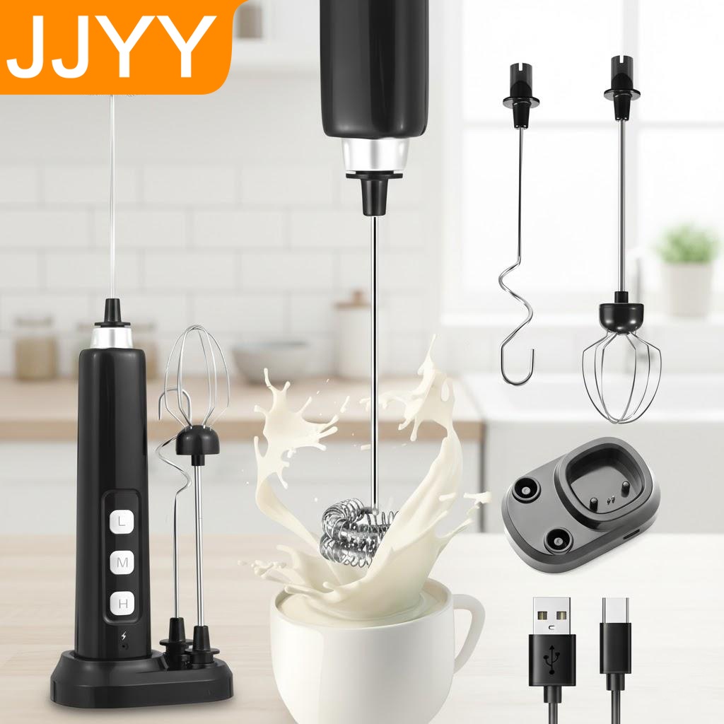 Portable Blender Usb Rechargeable - Mousseur à lait portatif rechargeable par