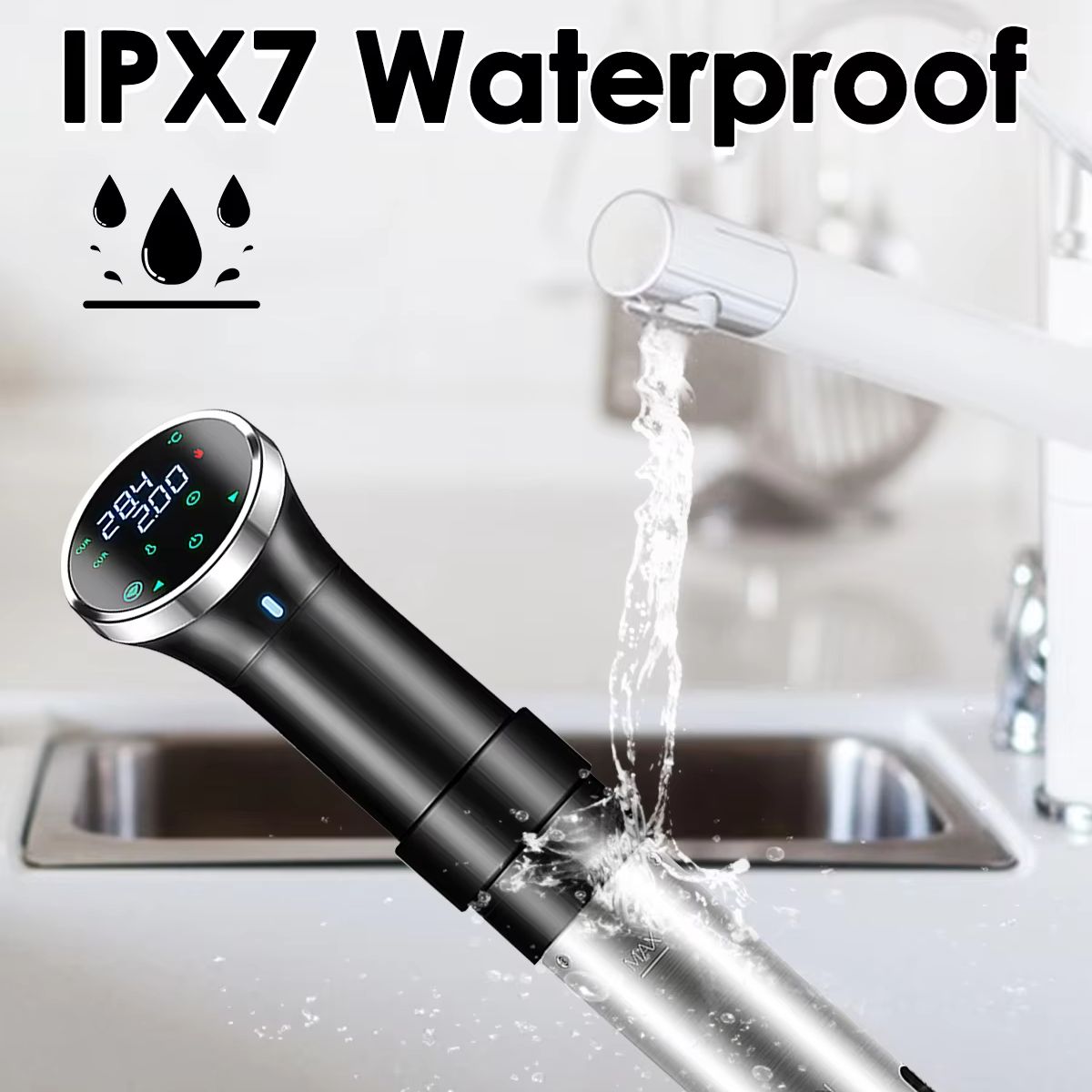 Digital Sous Vide Precision Cooker - Cuisinière sous vide 1100W, circulateur à