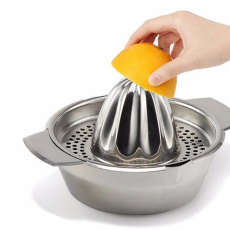 Immersion Hand Blender Set - Presse-fruits manuel Portable citron Orange 304
