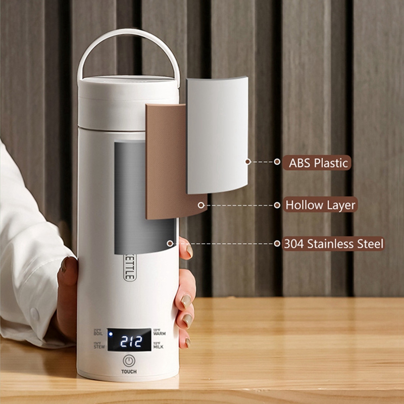 Electric Kettle Temperature Control - Bouilloire électrique de voyage portable DT39,