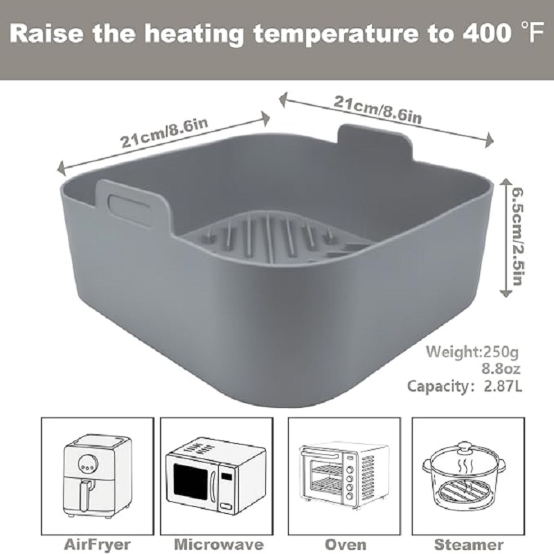 Doublures antiadhésives en Sil - Air Fryer Silicone Pot Liner avis et prix