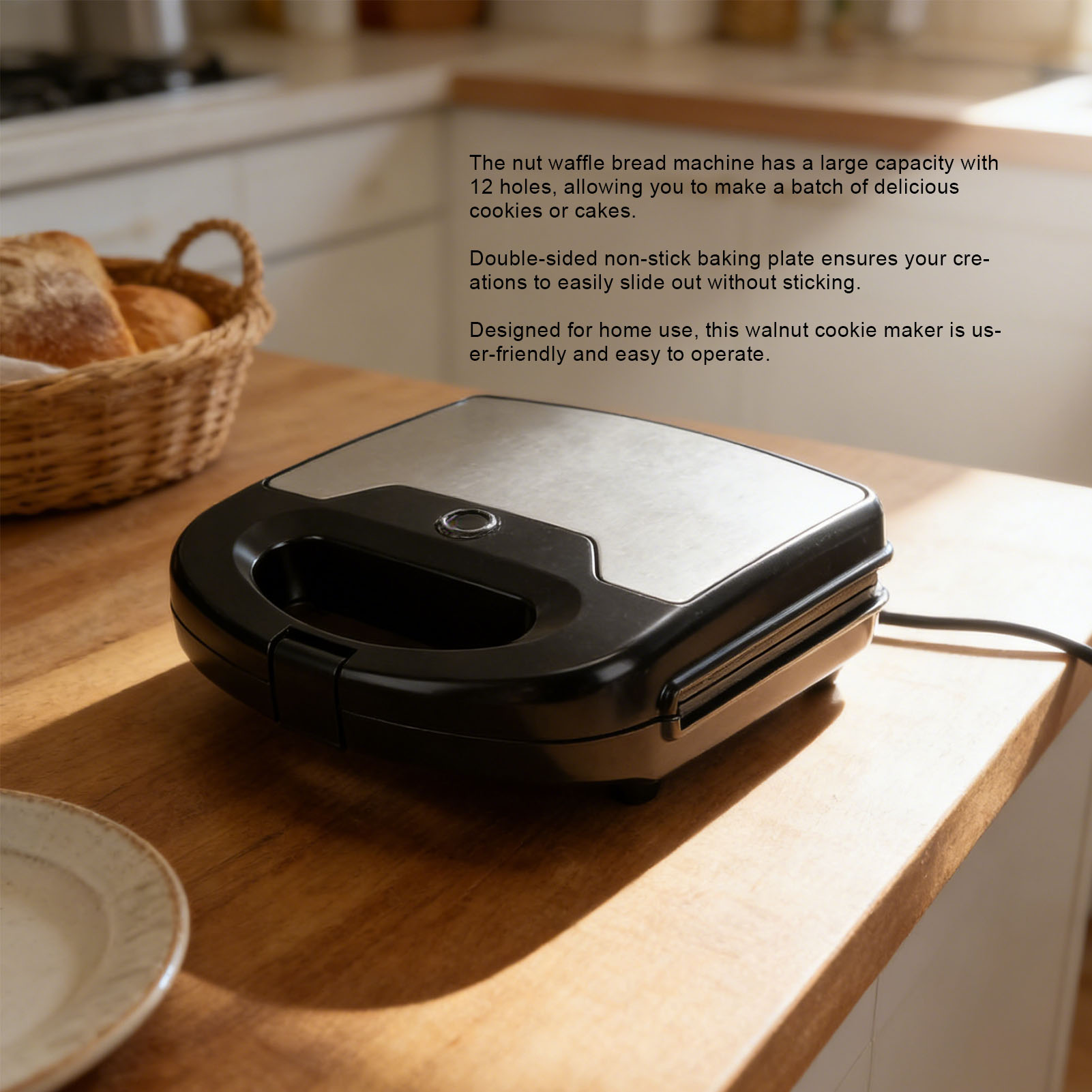 Machine à gaufres et biscuits  - Mini Waffle Maker Machine avis et prix