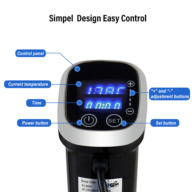 Circulateur d'immersion de cui - Digital Sous Vide Precision Cooker avis et prix