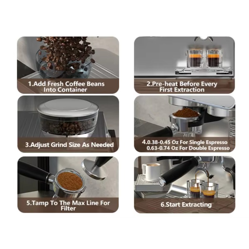 Machine à café espresso électr - Coffee Bean Grinder Electric avis et prix