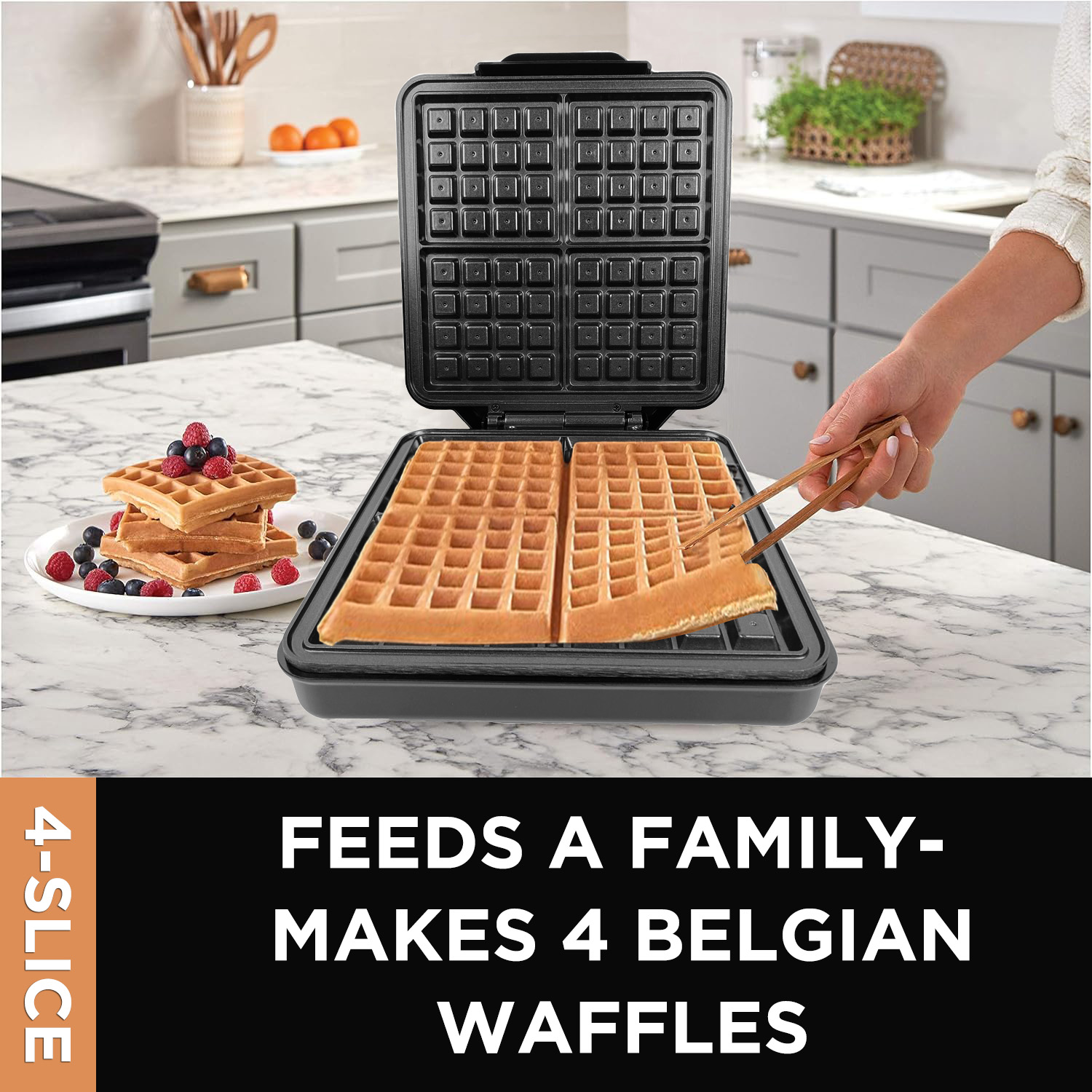 Mini gaufrier belge automatiqu - Mini Waffle Maker Machine avis et prix