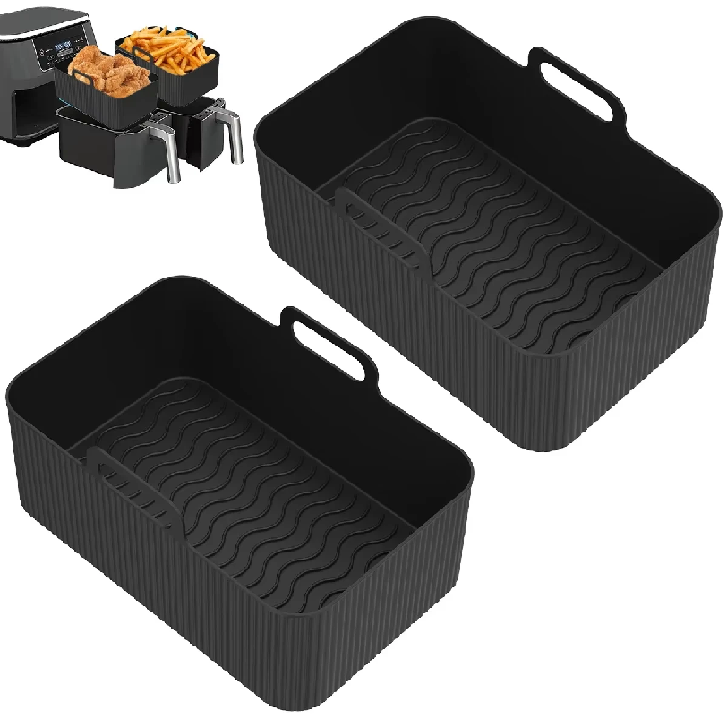 Lot de 2 paniers en silicone p - Air Fryer Silicone Pot Liner avis et prix