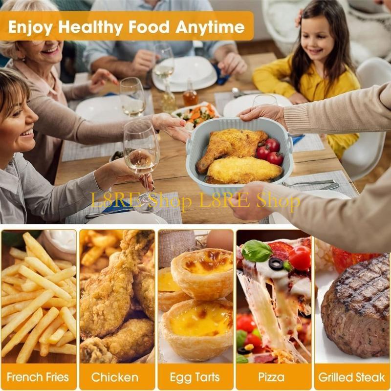 Pack L8re 2 doublures en silic - Air Fryer Silicone Pot Liner avis et prix