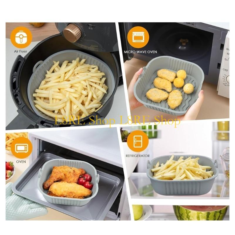 Pack L8re 2 doublures en silic - Air Fryer Silicone Pot Liner avis et prix