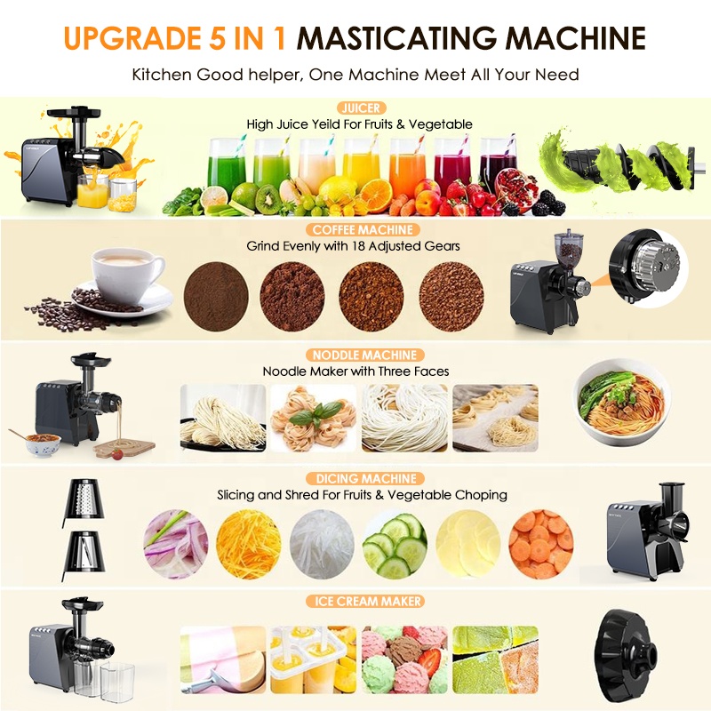 Presse-agrumes électrique lent - Electric Slow Juicer Cold Press avis et prix