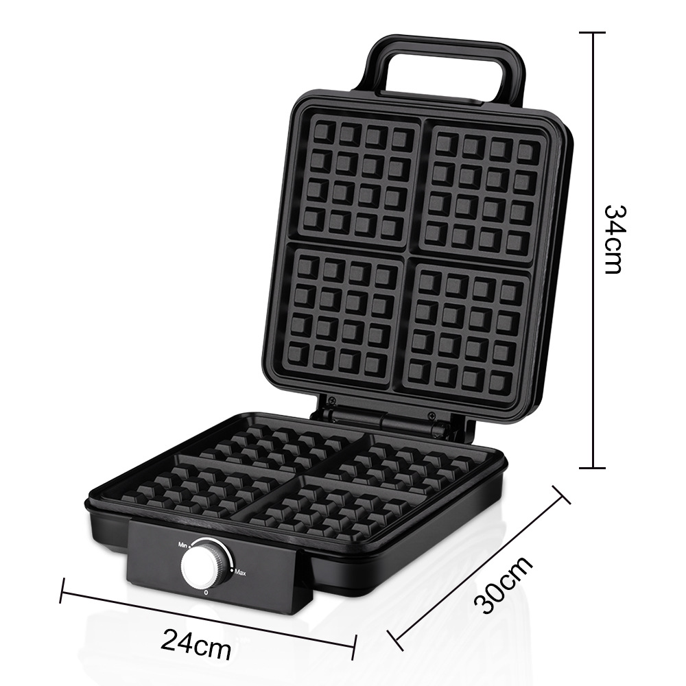 Gaufrier belge à 4 tranches, 1 - Mini Waffle Maker Machine avis et prix