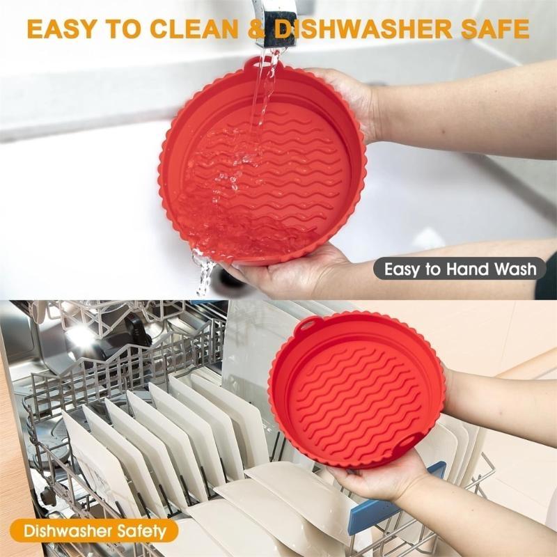 D0AB – panier à doublures en S - Air Fryer Silicone Pot Liner avis et prix