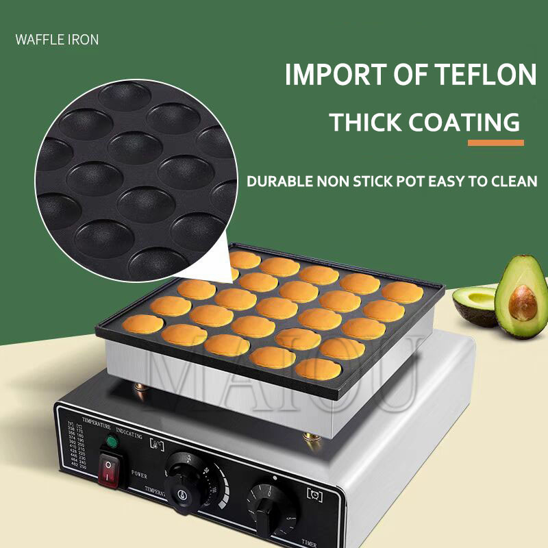 Machine à gaufres et crêpes él - Mini Waffle Maker Machine avis et prix