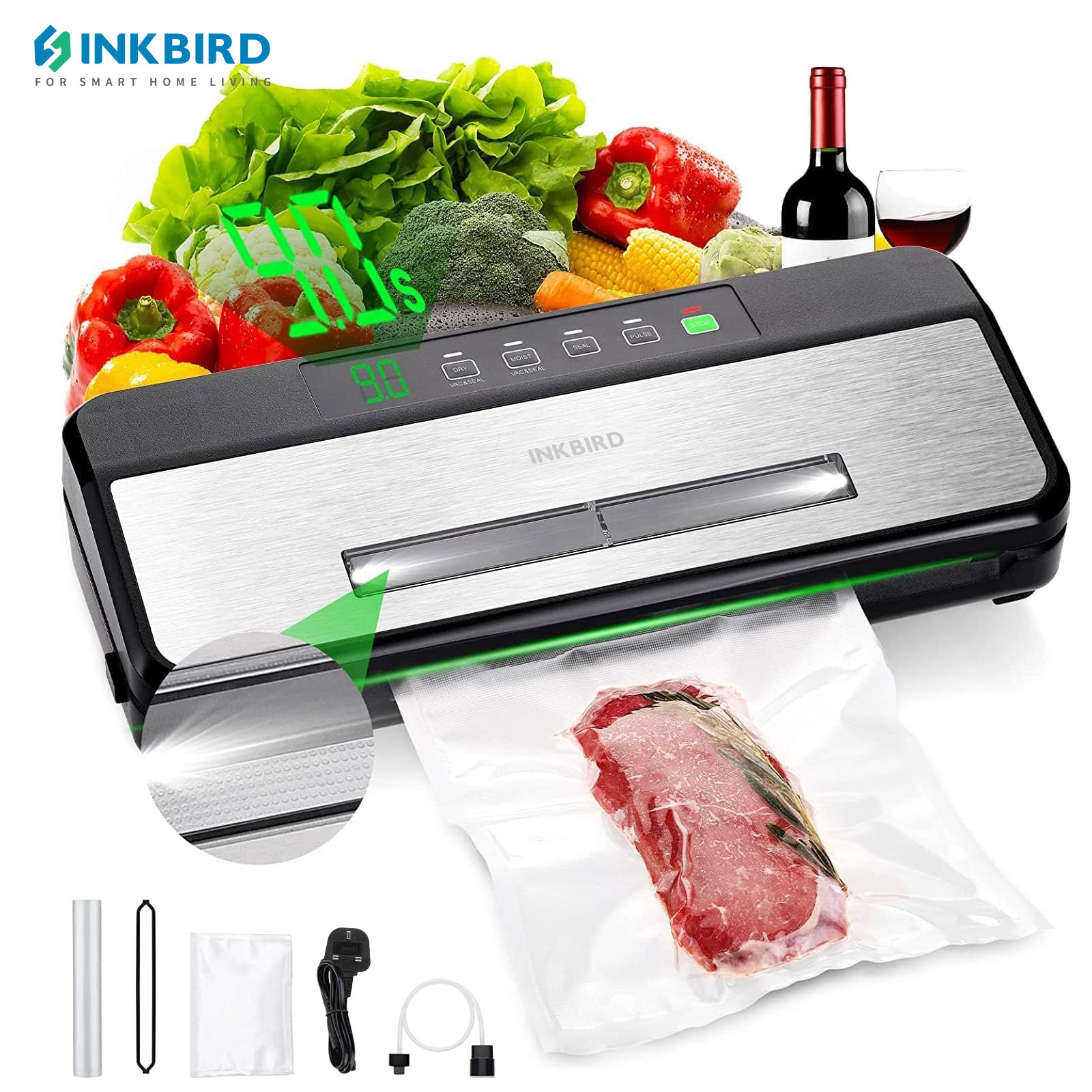 INKBIRD-Scelleuse sous vide av - Food Vacuum Sealer Machine avis et prix