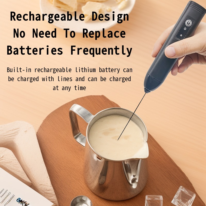 Mousseur à lait électrique + b - Electric Milk Frother Handheld avis et prix