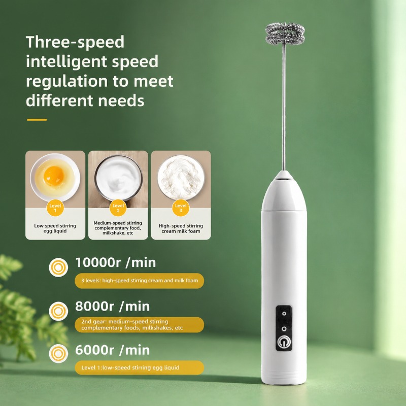 Mousseur à lait électrique + b - Electric Milk Frother Handheld avis et prix