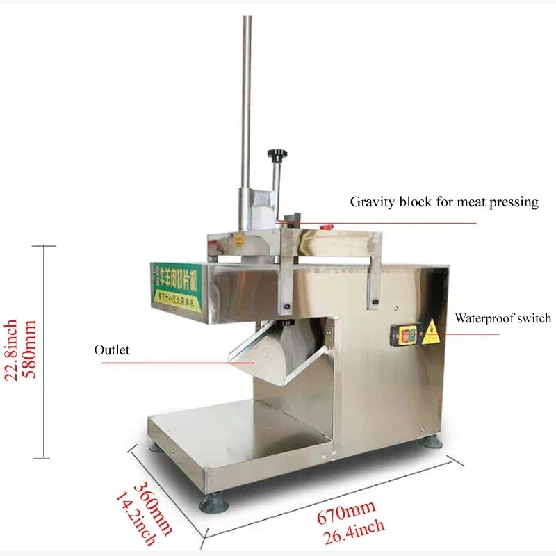 Excellent qualité supérieure t - Automatic Meat Slicer Home avis et prix