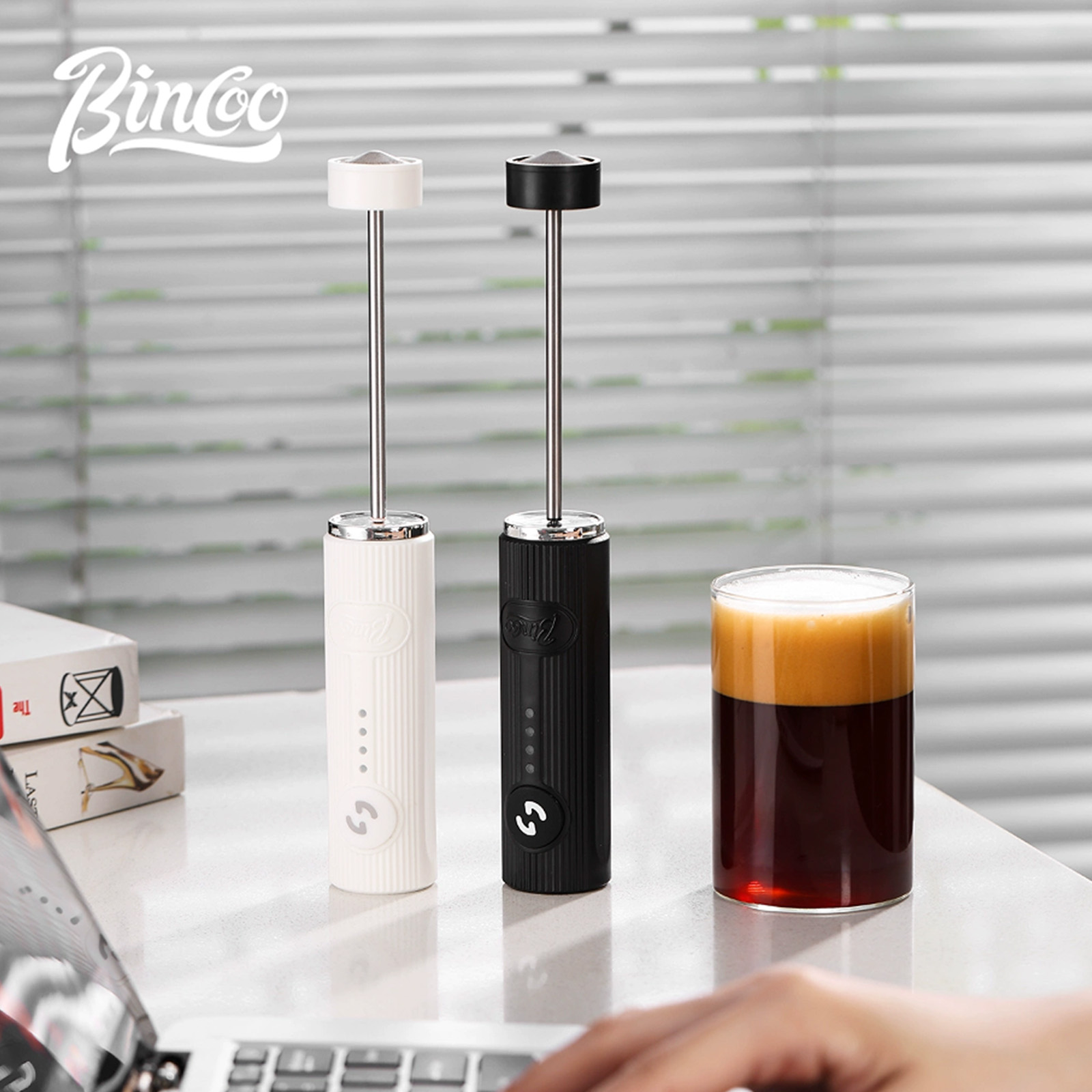BINCOO mousseur à café électri - Portable Blender Usb Rechargeable avis et prix