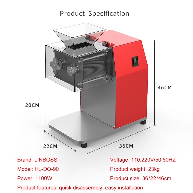 Trancheuse Électrique Commerci - Automatic Meat Slicer Home avis et prix